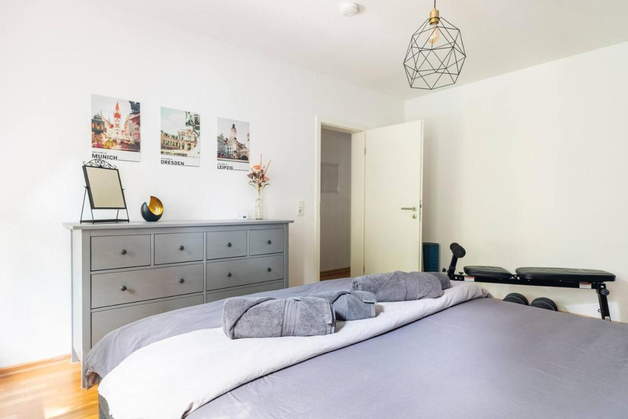 Super Zentrale, Gemutliche Wohnung Mit Balkon 莱比锡 外观 照片